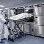 morg dolabı + gasil masası